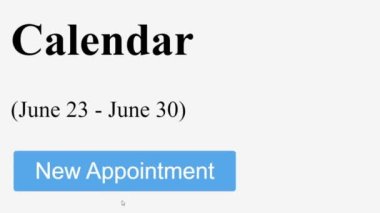 Takvimde Zamanlanmış Yeni Randevu Oluşturuluyor. Kişisel Düzenleyici Randevu Defterinde Prompt Oluştur. Günlük Tıklamasının Dijital Görünümü.