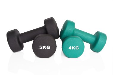 Siyah ve yeşil halter