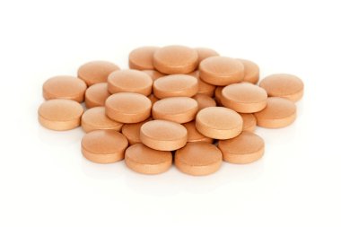 Iron Vitamin Tablet Supplements clipart