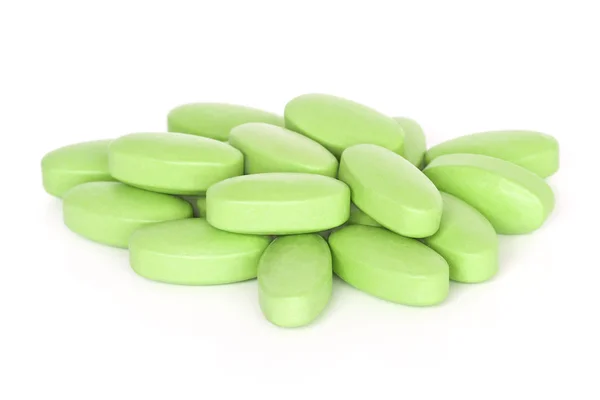 Suplementy tabletki witaminy B — Zdjęcie stockowe