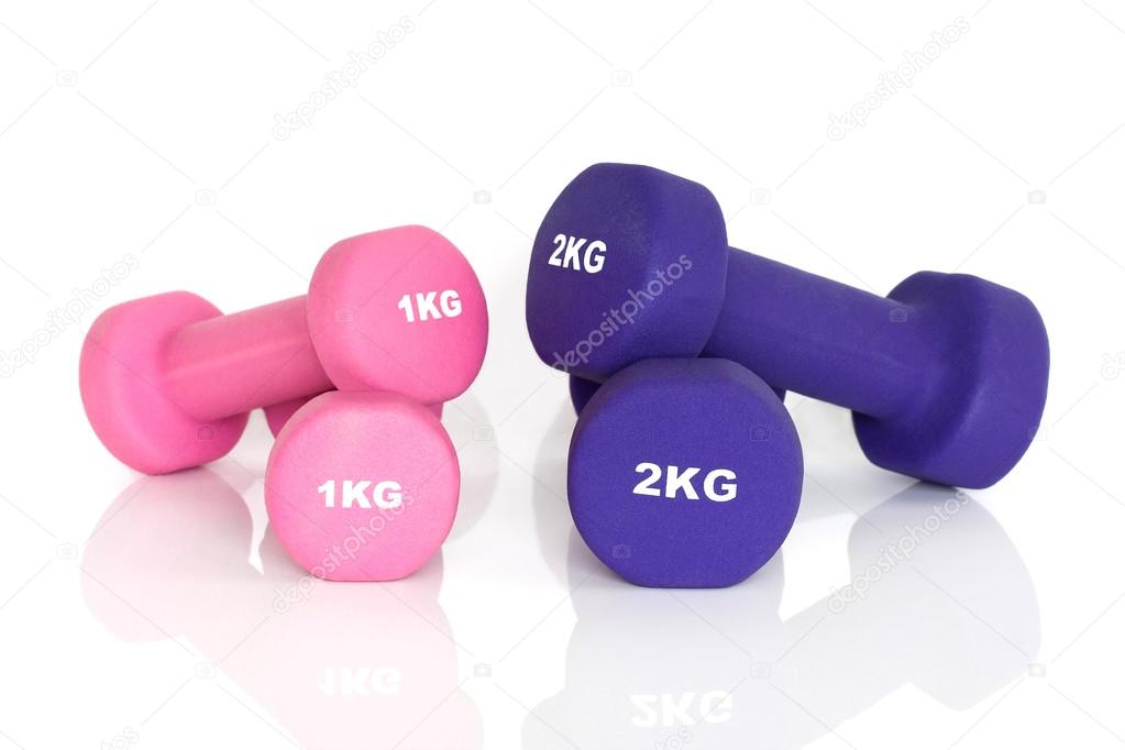 2 pairs of fitness dumbbells