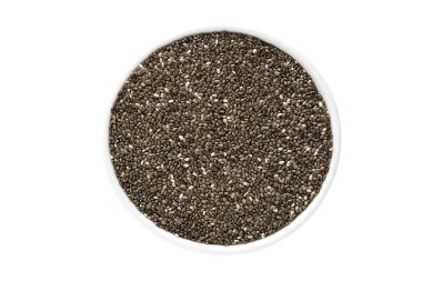 Bir fincan siyah chia tohum