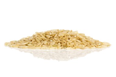 kahverengi pirinç yığını