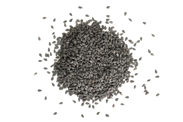 Black sesame seeds — Stock Photo, Image