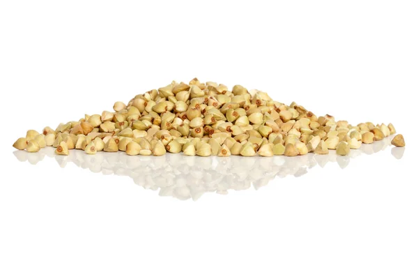 Pile of buckwheat grains — Stock Photo, Image