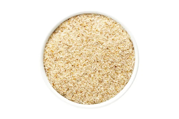 Psyllium 껍질 위에서 — 스톡 사진