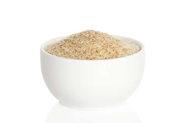 Psyllium husk i en kopp — Stockfoto