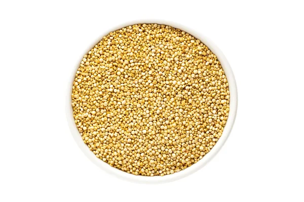 Sementes de quinoa em um copo — Fotografia de Stock