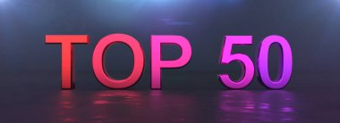 Renkli top 50 3d görüntüleyici. 