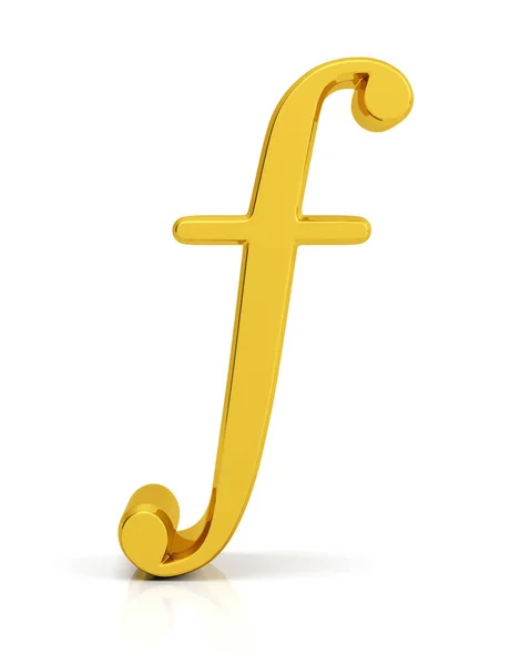 Aruban Florin Symbol Die Offizielle Währung Arubas — Stockfoto