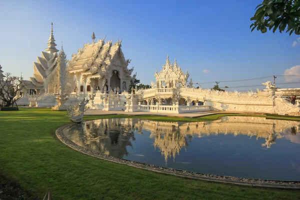 White temple Chiangrai Thailand — Stock Photo, Image