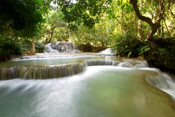 Cascata di Kuang Si Laos — Foto Stock