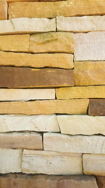 Gestapelde stenen muur textuur achtergrond — Stockfoto