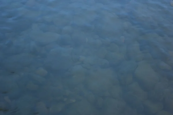 Texture of ripple on blue water river surface — Stock Photo, Image