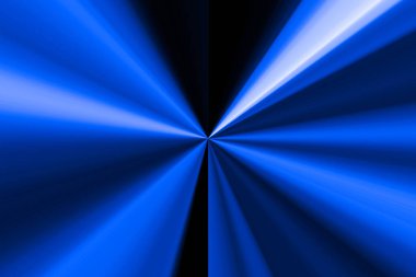 Siyah arkaplanda soyut mavi çizgiler