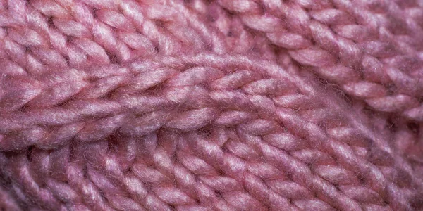 Purple Wool Fabric Interesting Pattern — Stock Photo, Image