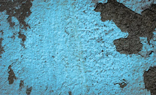 Stěna Starou Modrou Barvou — Stock fotografie