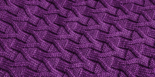 Tessuto Cotone Viola Con Dettagli Visibili Sfondo — Foto Stock