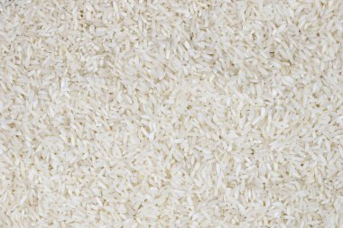 Beyaz pilavın makro fotoğrafı. arkaplan veya doku