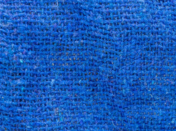 Tessuto Cotone Blu Con Dettagli Visibili Texture Sfondo — Foto Stock