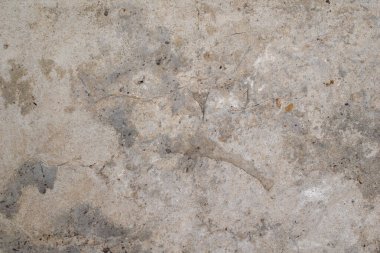 Duvardaki eski alçı görünür detaylarla dolu.