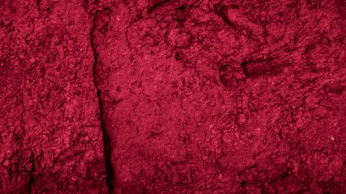 Görünür desenli kırmızı tuğlalı makro fotoğraf. arkaplan