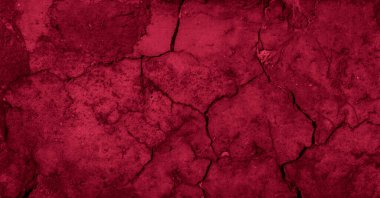 Görünür desenli kırmızı tuğlalı makro fotoğraf. arkaplan