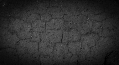 Görünür desenli siyah tuğlalı makro fotoğraf. arkaplan