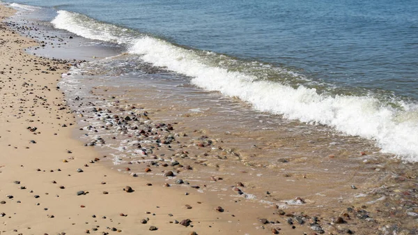 Ondas Mar Pedras Praia — Fotografia de Stock