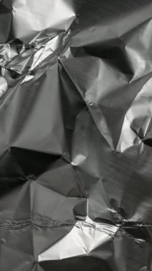 Buruşmuş alüminyum folyo dokusu. arkaplan