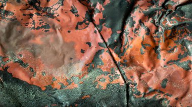 Renkli bakır levha. arkaplan ya da doku desenleri