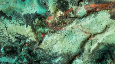 Renkli bakır levha. arkaplan ya da doku desenleri