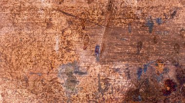 Renkli bakır levha. arkaplan ya da doku desenleri