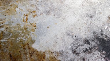 Eski alüminyum levhada görünür detaylar var. arkaplan veya doku