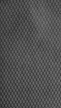 black cotton material with an interesting pattern