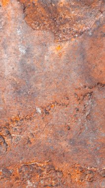 Turuncu bir tuğlanın görünür dokusu olan makro fotoğrafı. arkaplan