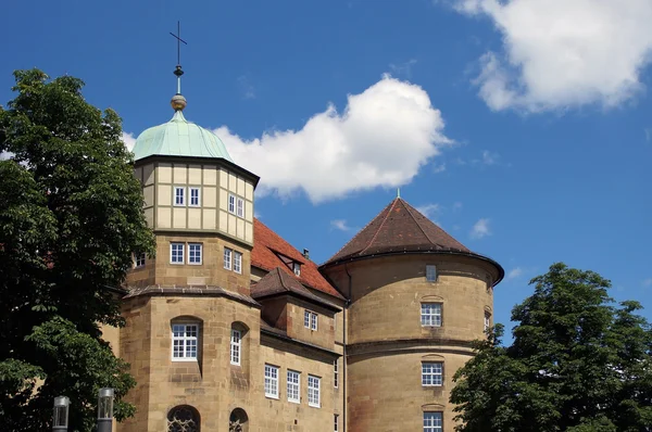 Het oude kasteel in Stuttgart - Duitsland — Stockfoto
