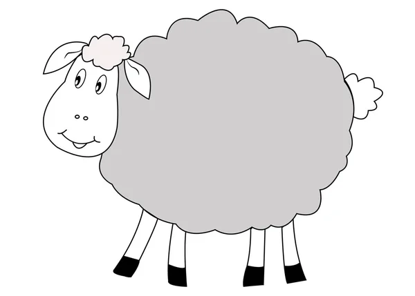 Funny sheep — Stock Vector