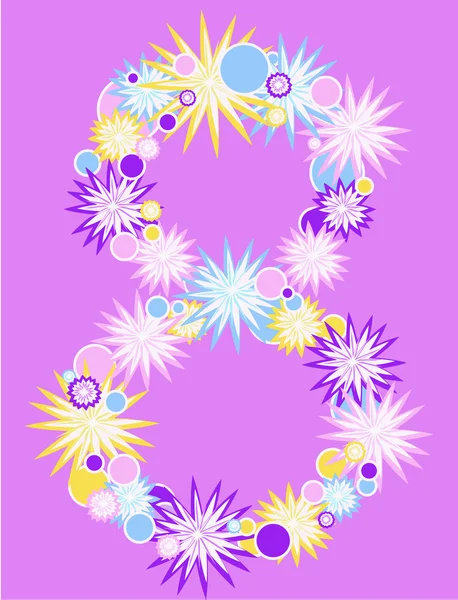 Women's Day March 8 — Stock Vector