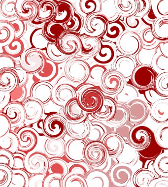Daireler ve swirls vektör arka plan