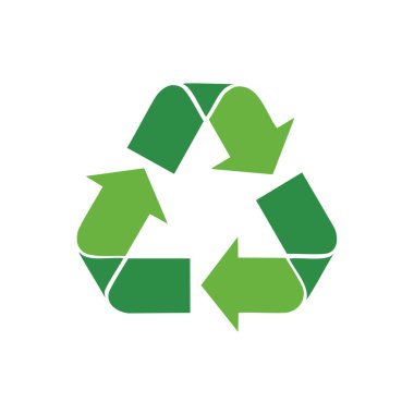 Geri dönüştürülmüş İmza logo vektörü