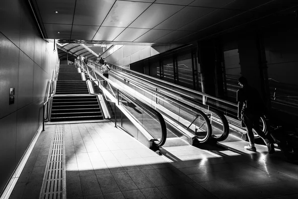 New Escalators Central Station Amsterdam — Stock Photo, Image