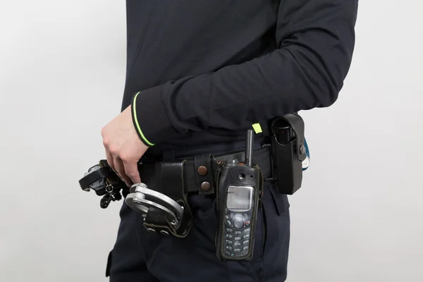 Armed police officer — Stock Photo, Image