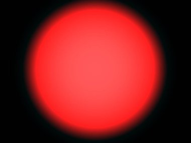 Siyah arkaplanda büyük kırmızı çember.