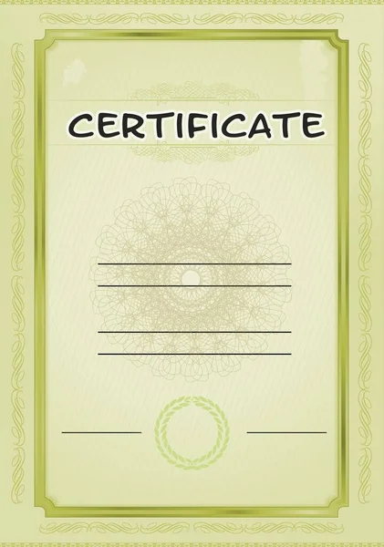 Template Manufacture Certificates — Stock Photo, Image