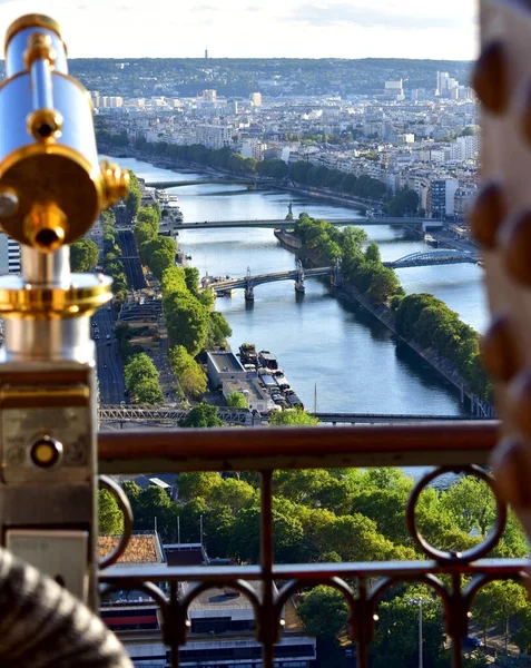 Paryż Francja Sierpnia 2018 Paryski Pejzaż Miejski Lunetą Punktu Widzenia — Zdjęcie stockowe