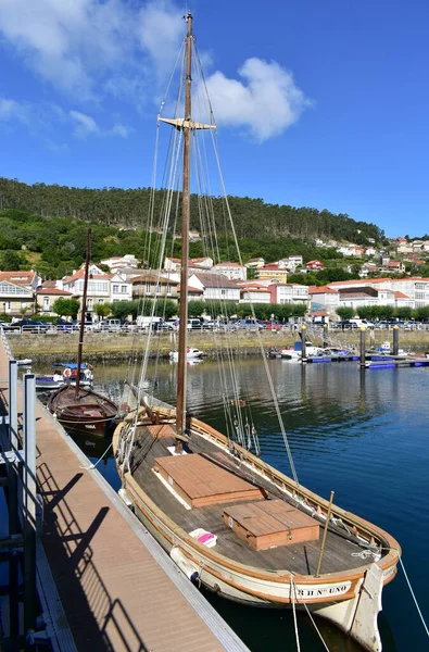 Muros Spain June 2020 Fishing Village Old Traditional Wooden Sailing — Foto Stock