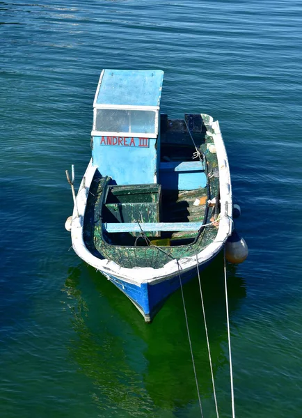 Porto Fils Espagne Juillet 2020 Vieux Bateau Pêche Galicien Bois — Photo