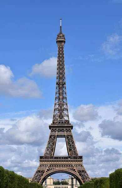 Eiffelturm Von Champ Mars Paris Frankreich — Stockfoto