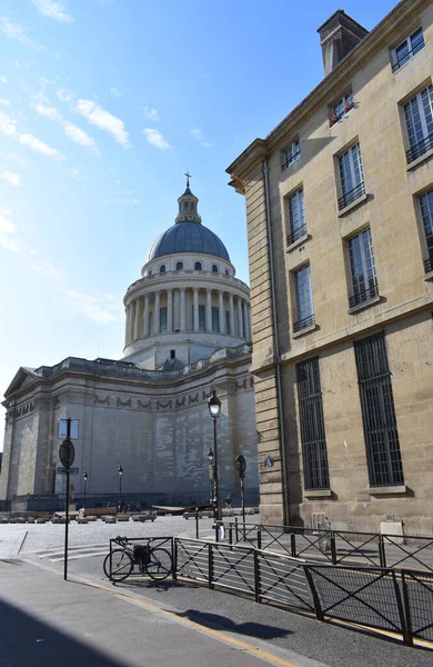 Paris France August 2019 View Pantheon Located Latin Quarter Blue — 스톡 사진